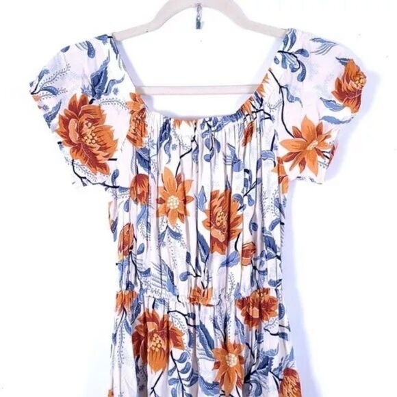 NWT ABEL THE LABEL ocean breeze floral dress XS - Picture 4 of 7